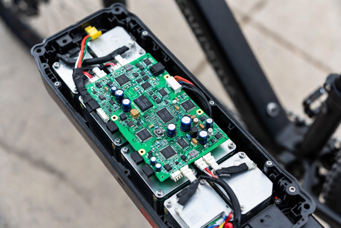 Battery management system board repair on an e-bike battery pack